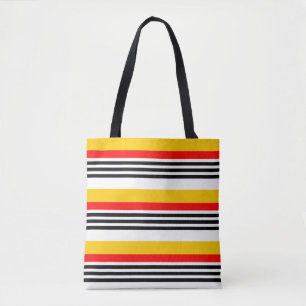 Spanish Stripe Classic Multi all over tote Bag