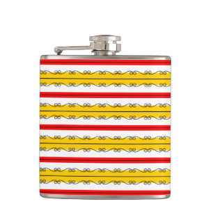 Spanish Stripe flask