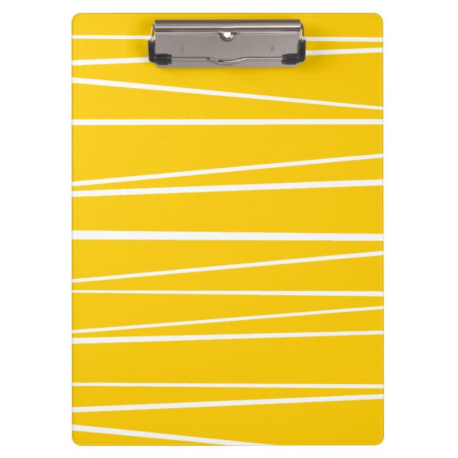 Spanish Stripe Yellow clipboard (Front)