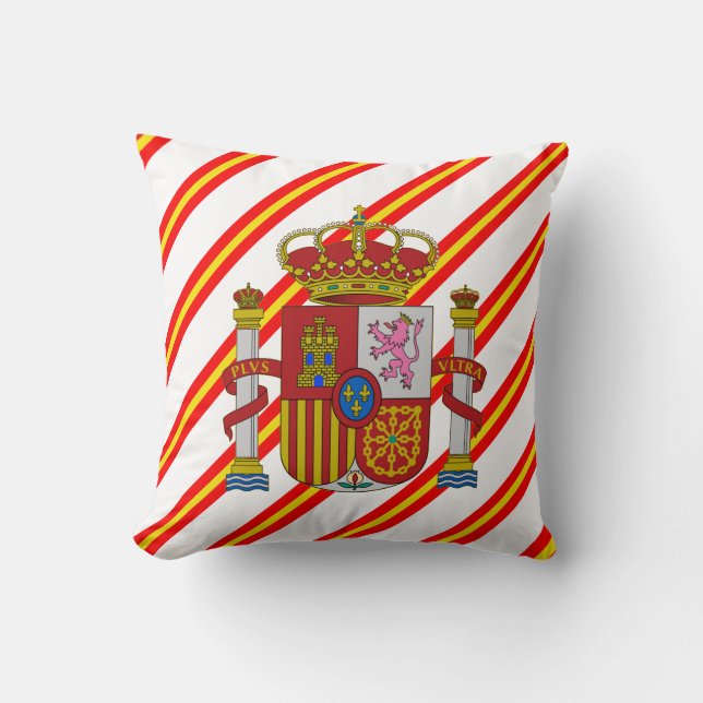 Spanish stripes flag cushion (Front)