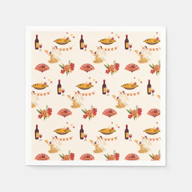 Spanish Style Fiesta Napkin (Front)