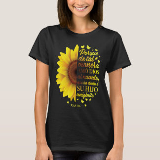 Spanish Sunflower Women Christian John 316 Mum T-Shirt