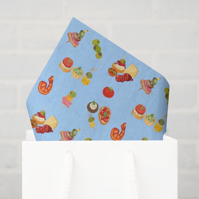 Spanish Tapas Spread Tissue Paper (Gift Bag)