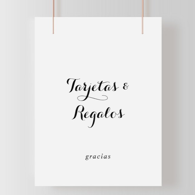 Spanish Tarjetas and Regalos Sign (Creator Uploaded)