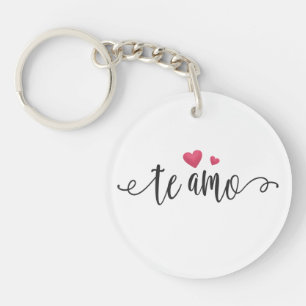 Spanish Te Amo I Love You Valentine Keychain