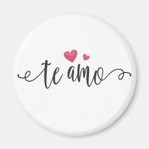 Spanish Te Amo I Love You Valentine   Magnet