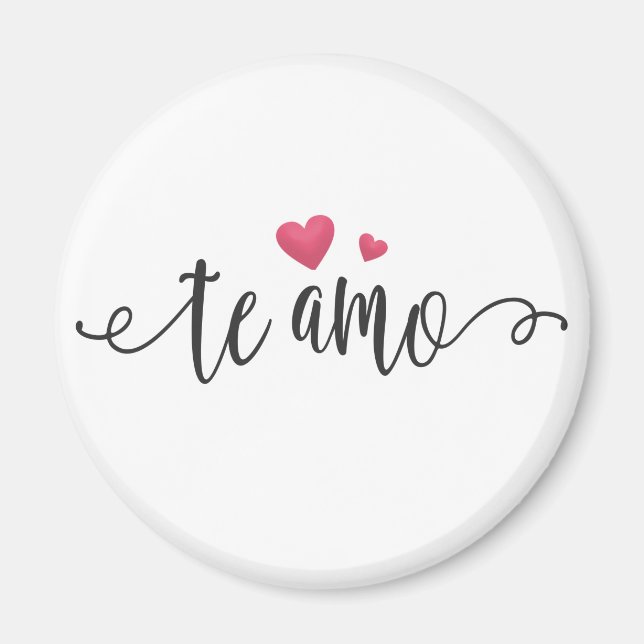 Spanish Te Amo I Love You Valentine | Magnet (Front)