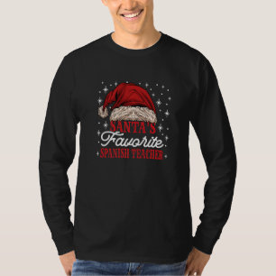 Spanish Teacher Christmas T-Shirt