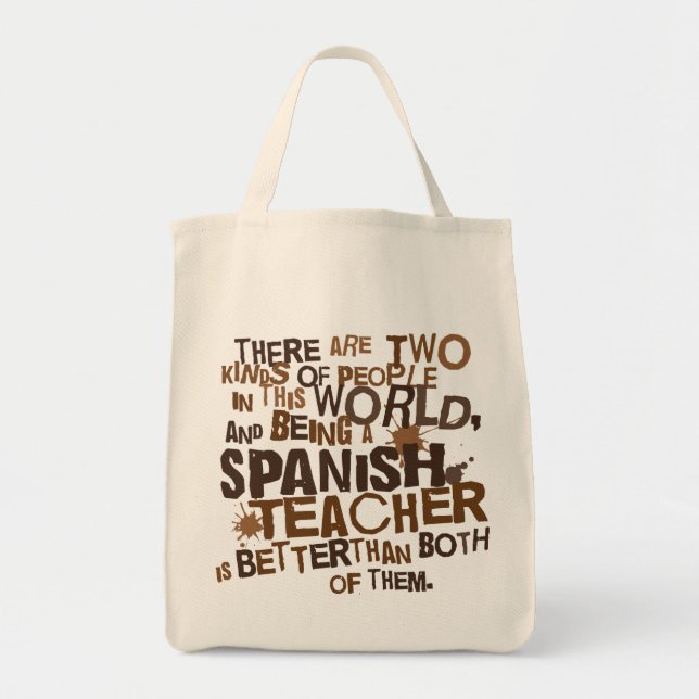 Spanish Teacher Gift Tote Bag (Front)