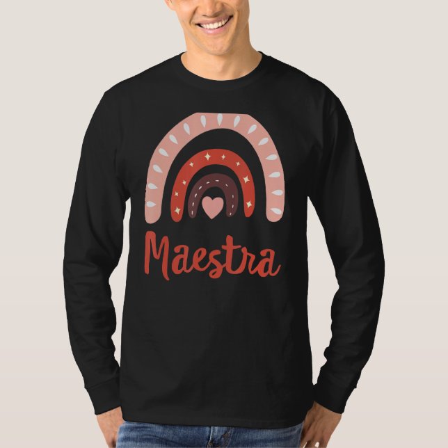 Spanish Teacher Maestra T-Shirt (Front)