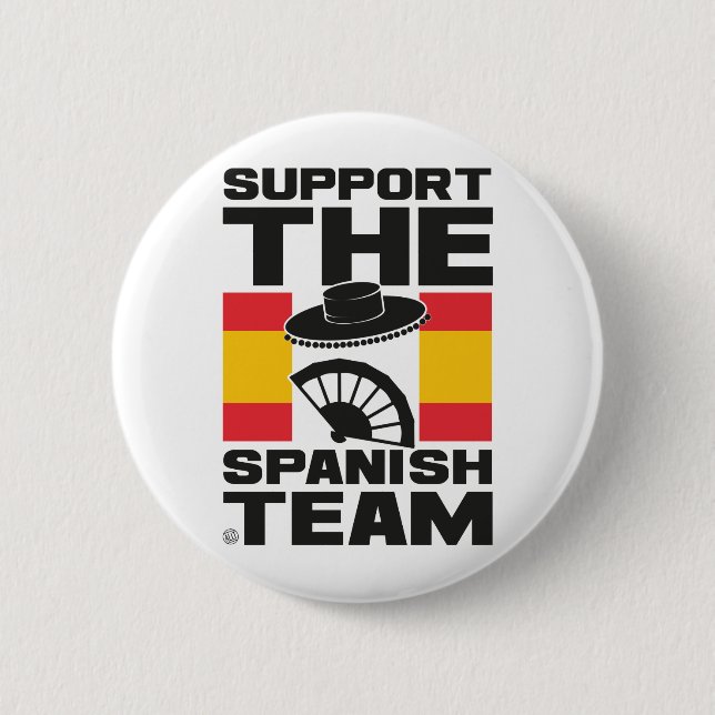 SPANISH TEAM 6 CM ROUND BADGE (Front)