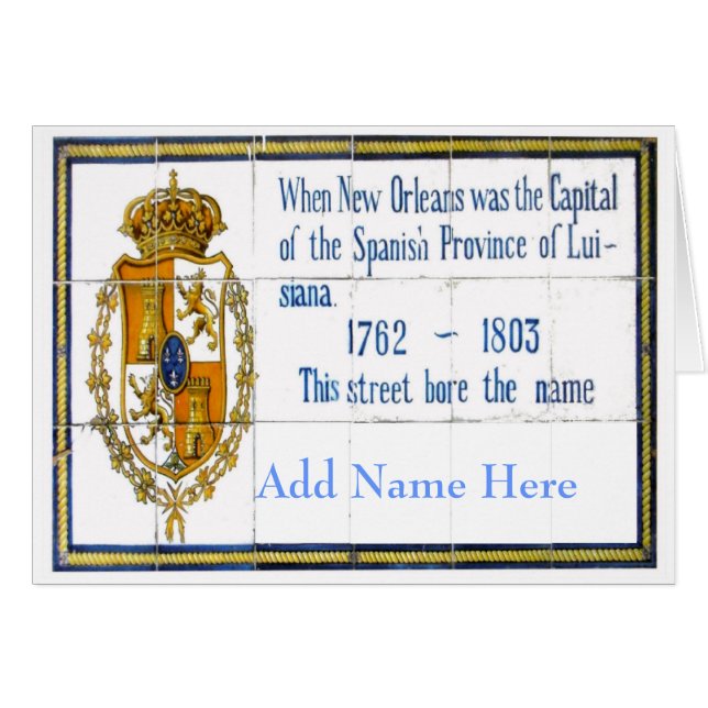 Spanish Tile Mural, Add Name (Front Horizontal)