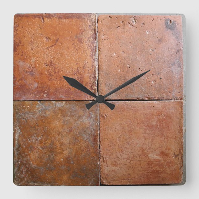 Spanish Title Square Wall Clock (Front)