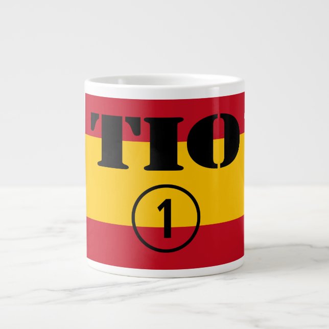 Spanish Uncles : Tio Numero Uno Large Coffee Mug (Front)