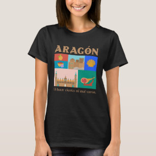 Spanish Vacation & Cute City Of Aragon T-Shirt