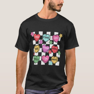 Spanish Valentine Conversation Heart Feliz San Val T-Shirt