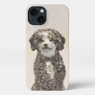 Spanish Water Dog Painting - Cute Original Dog Art iPhone 13 Case