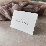 Spanish Wedding Acknowledgment Card<br><div class="desc">This Spanish wedding thank you card is perfect for a modern wedding. Simple and elegant,  the design features a classic typography and is pretty black and white.</div>