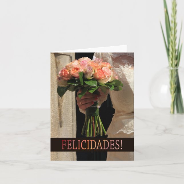 Spanish Wedding congrats Card (Front)