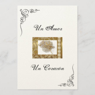 Spanish Wedding Invitation "Wedding Lasso"