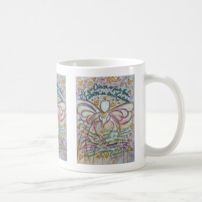 Spanish What Cancer Cannot Do Coffee Cup Mug (Right)