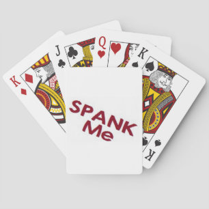Spank Me Playing Cards