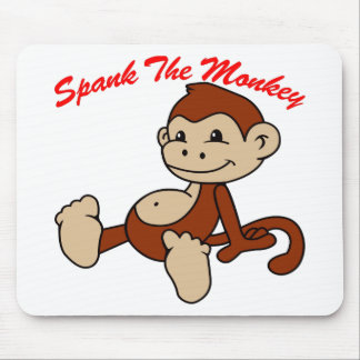 Spank The Monkey Mouse Pad
