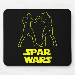 Spar Wars Boxing Parody Spoof - Mens And Womens  Mouse Pad