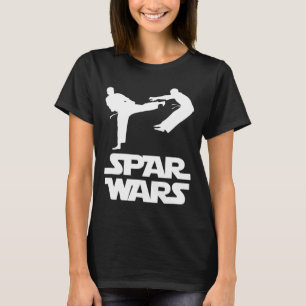 Spar Wars Funny Saying Taekwondo Mma Fighter Karat T-Shirt