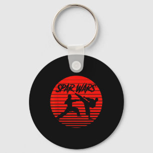 Spar Wars Karate Shotokan Martial Arts  Key Ring