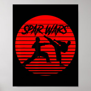 Spar Wars Karate Shotokan Martial Arts Poster