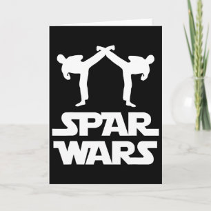 Spar Wars Mma Karate Taekwondo Boxing Martial Arts Card