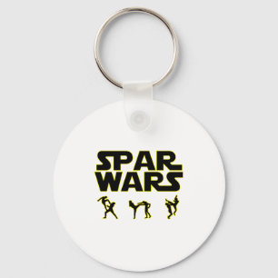 Spar Wars Taekwondo Mma Karate T Shirt Key Ring
