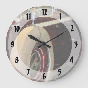Spare Tire Large Clock
