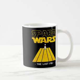 Spare Wars Last Pin Bowling Bowler Bowling Player Coffee Mug