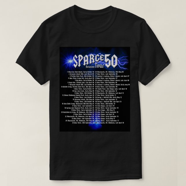 Sparge50 T-Shirt (Design Front)