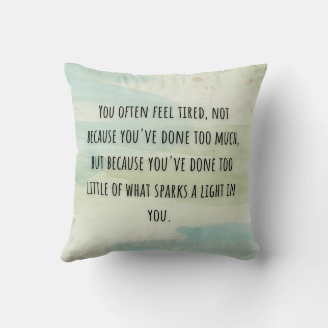 Spark a Light Within Cushion (Back)
