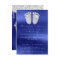 Spark Drips Silver Royal Blue Baby Shower Feet