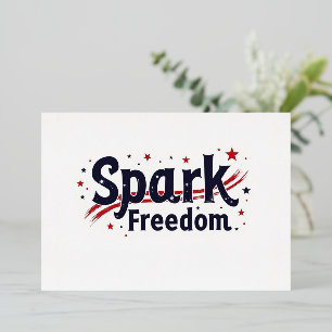 Spark Freedom Party Invitation