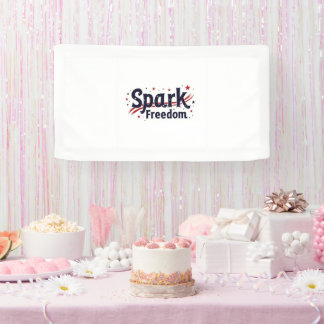 Spark Freedom Patriotic Banner