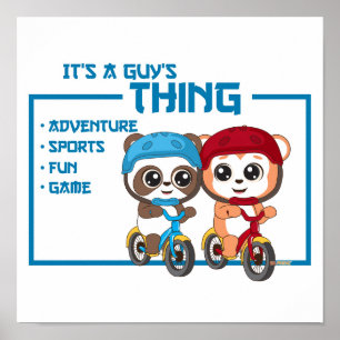 SPARK Frienz Bright and Fun Kids' art Poster