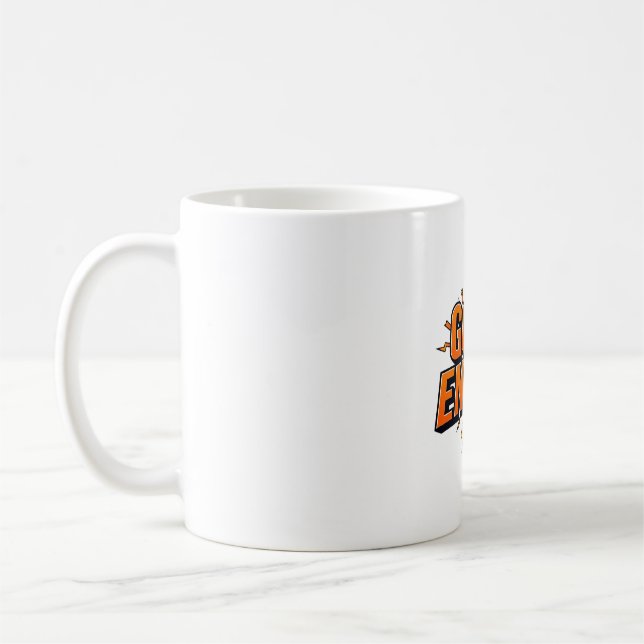 Spark Good Energy with Retro Lightning Icon Mug (Left)
