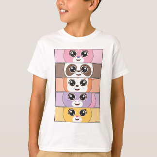 Spark Joy with Colourful Animal Characters for Kid T-Shirt