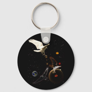 "Spark of Creation" White Raven Gifts Key Ring