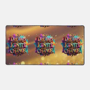 "Spark of Inspiration" Desk Mat