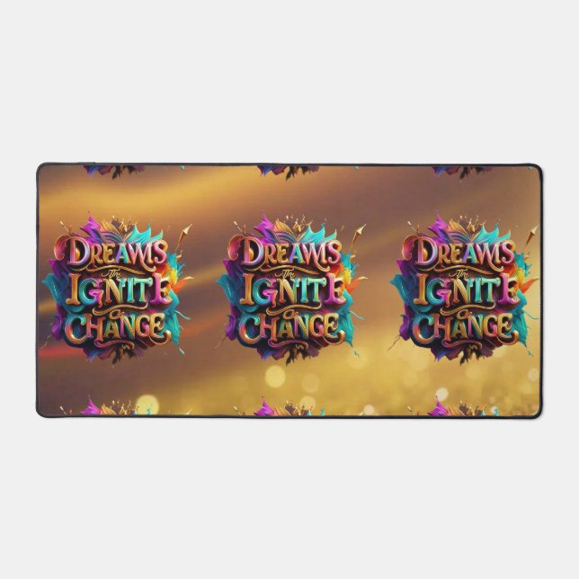 "Spark of Inspiration" Desk Mat (Front)