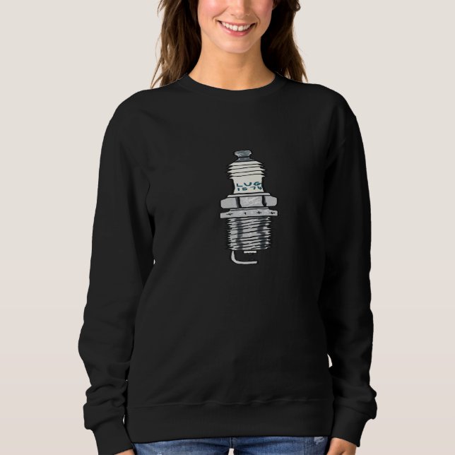 Spark Plug Mechanic Sweatshirt (Front)