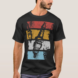 Spark Plug Retro Colours T-Shirt