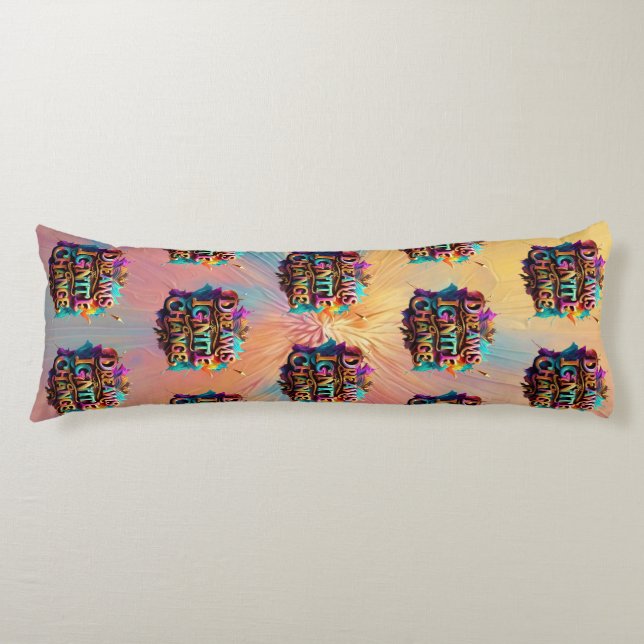 "Spark Your Potential" Body Cushion (Front)