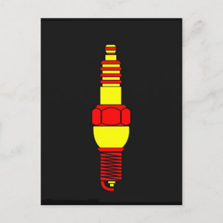 Sparking Plug Postcard